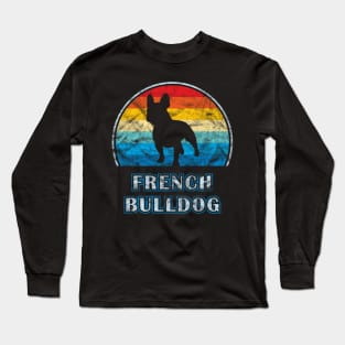 French Bulldog Vintage Design Dog Long Sleeve T-Shirt